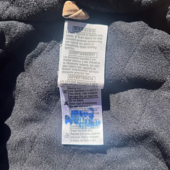 Carhartt YTJ130 Kids Jacket 4T | Tan Fleece-Lined Duck Canvas Mini Workwear Coat - Picture 9 of 11